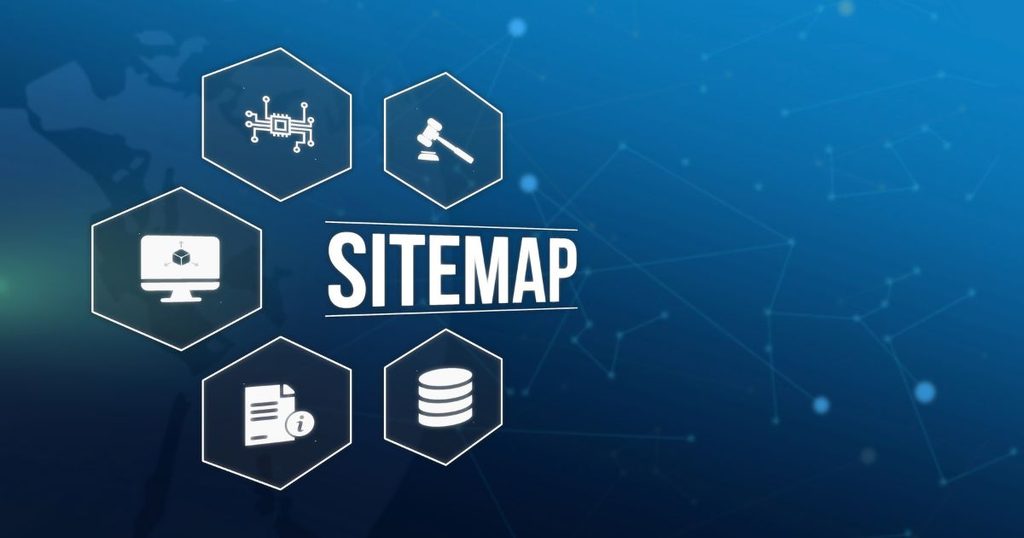 まとめ企業サイトサイトマップの位置のイメージ画像